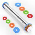 Rolling Pin with Adjustable Thickness Rings by Unknown