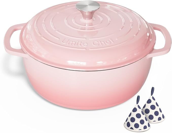 Umite Chef 6QT Enameled Cast Iron Dutch Oven - Image 9