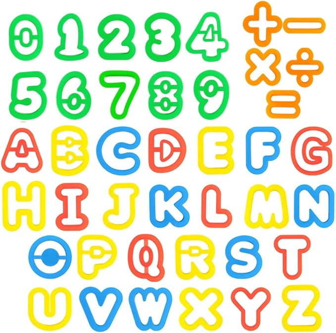 Kids Letter Molds Numeral Molds Tools Set by Pecopcock