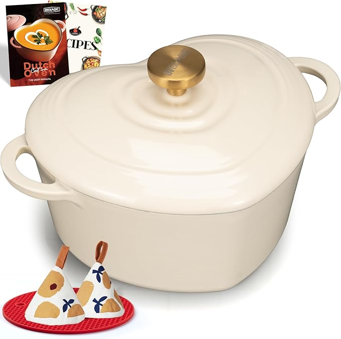Overmont Enameled Cast Iron Dutch Oven by Overmont