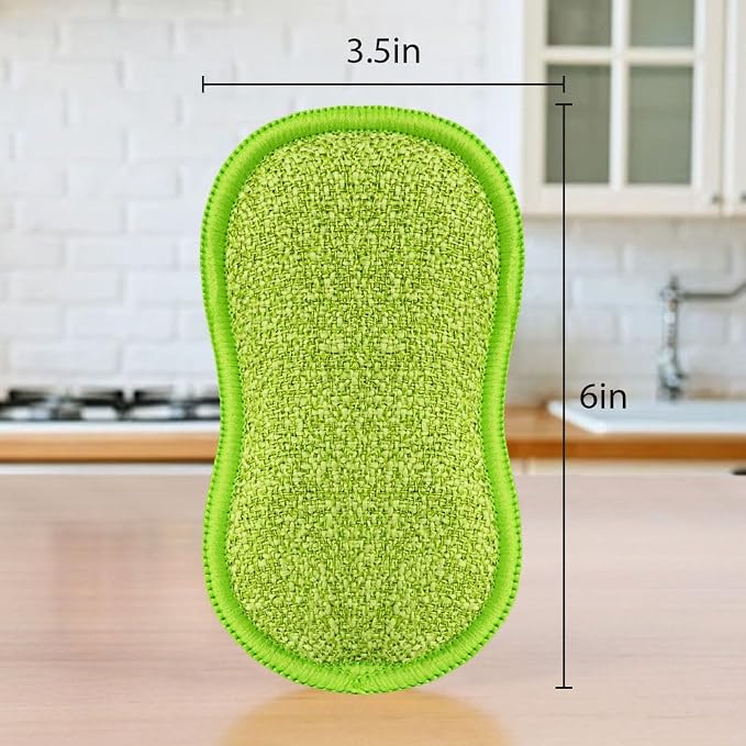 12 Pack Multi-Purpose Scrub Sponges - Image 6