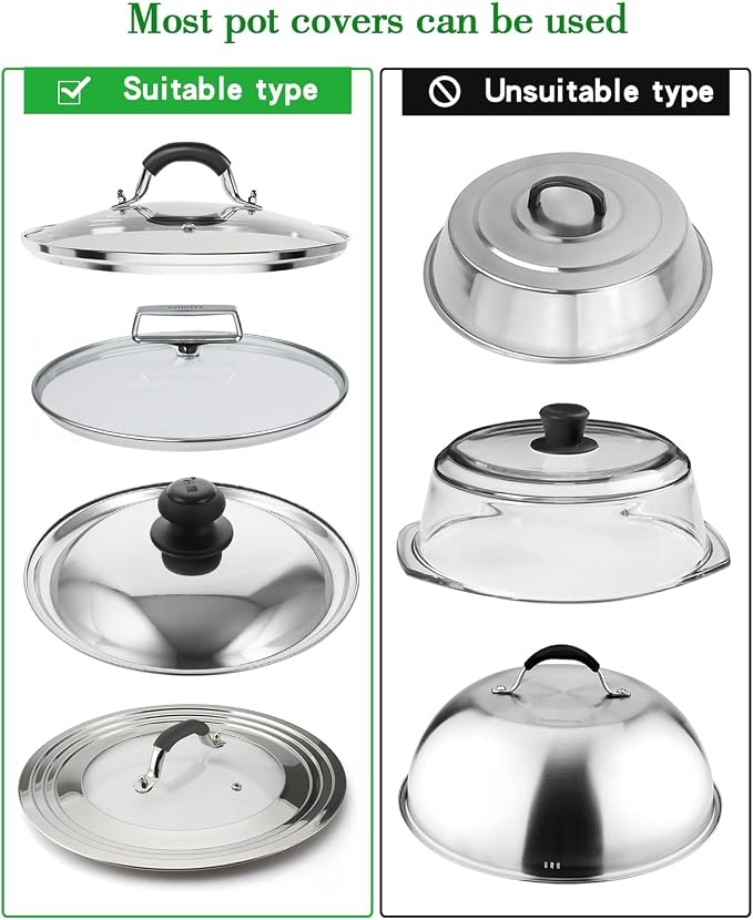 Pot Lid Organizer, 304stainless steel door hanging pot lid rack - Image 6