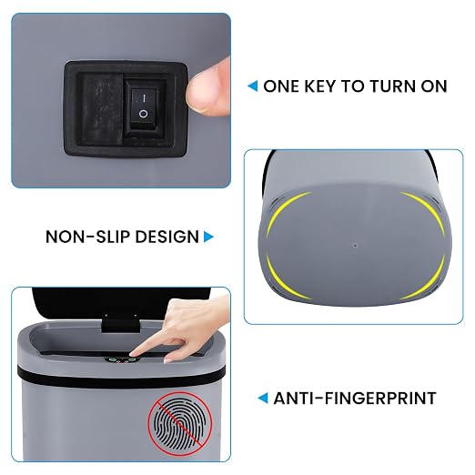 13 Gallon Trash Can | 50L Sensor Automatic Kitchen Trash Can - Image 4