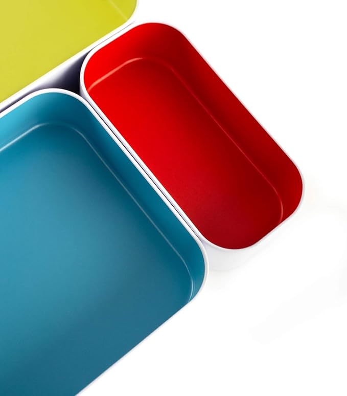 Three by Three Seattle 5 Piece Metal Organizer Tray Set - Image 5