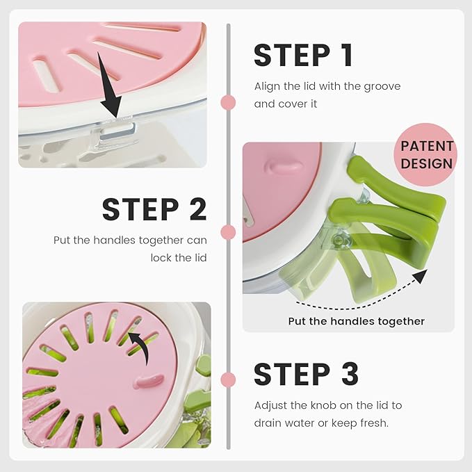 Fruit Vegetable Washer Cleaning Bowl - Image 7