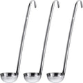 meekoo 3 Pieces Stainless Steel Ladle Soup Handle Ladle by meekoo