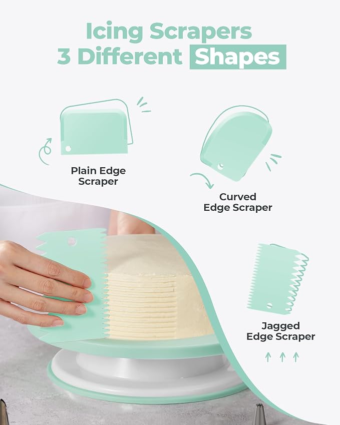 Kootek 158PCs Cake Decorating Kit, Baking Supplies Tools - Image 4