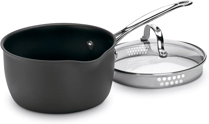 Cuisinart Chef's Classic Nonstick Hard-Anodized 2-Quart Cook and Pour Saucepan by Cuisinart