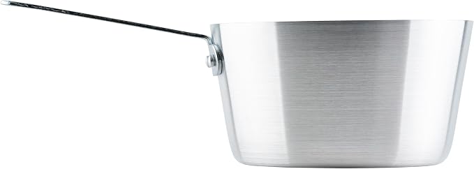 Winco Heavy-Duty Aluminum Tapered Sauce Pan, 4.25 Quart - Image 2