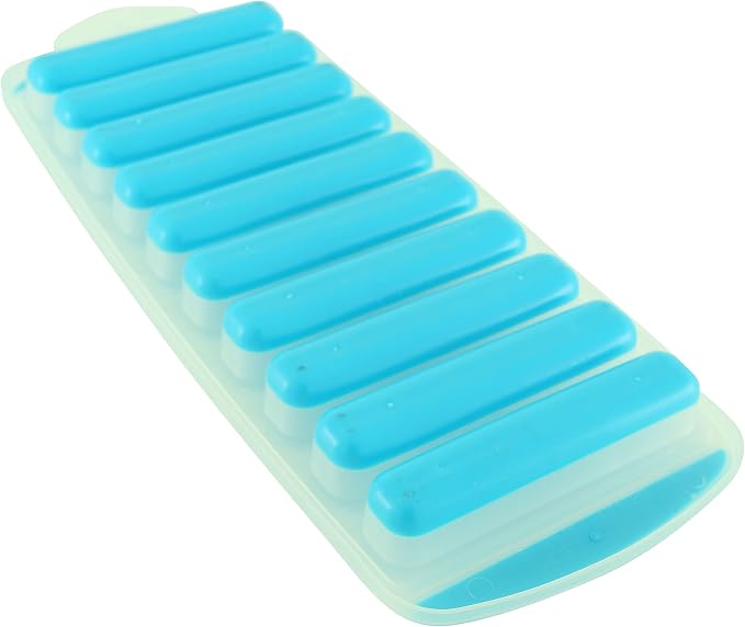 Meadow Lane Ice Stick/Cube Tray, Teal Blue, Narrow and Long - Image 9