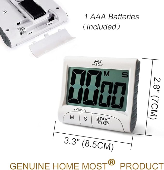 2-Pack Large Display Kitchen Timer - Image 6