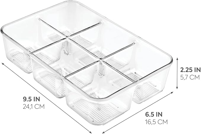 iDesign Clear Tea Bag & Sugar Packet Organizer - Image 2