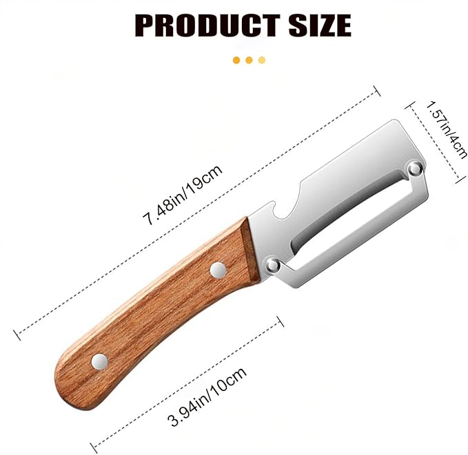 2-in-1 Multifunctional Vegetable Peeler, Premium Vegetable Peeler - Image 7