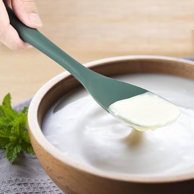 Upgrade Silicone Spatula Spoon Set, VOVOLY Heat Resistant Rubber Spoonula - Image 8