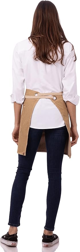 Chef Works Unisex Austin Half Bistro Apron - Image 4