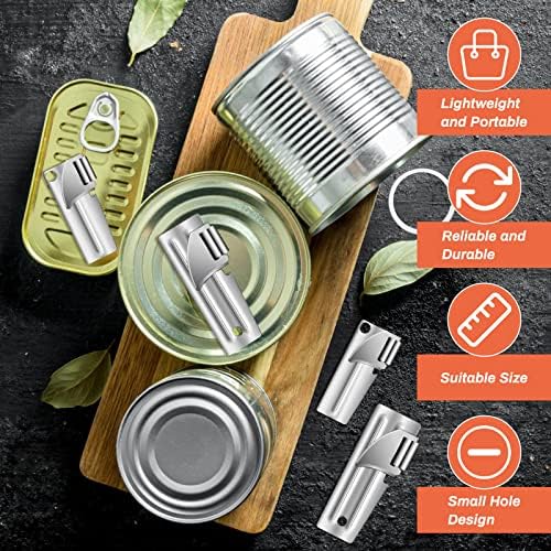 12 PCS P-38 and P-51 Military Style Can Openers with Key Rings