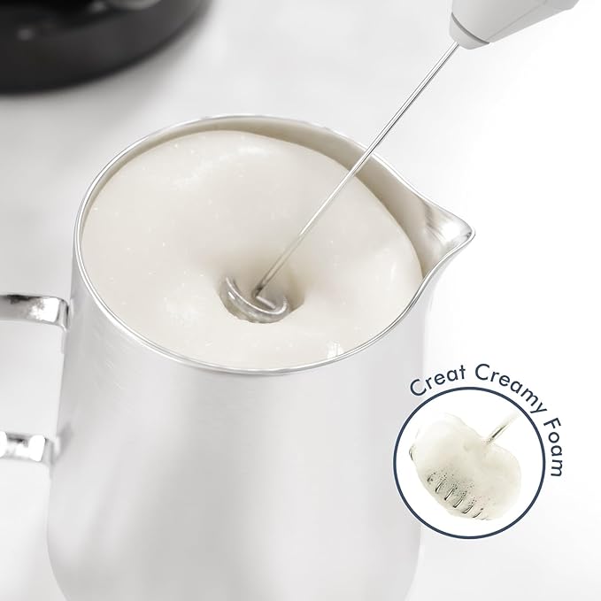 Powerful Milk Frother Handheld Foam Maker, Mini Whisk Drink Mixer - Image 2