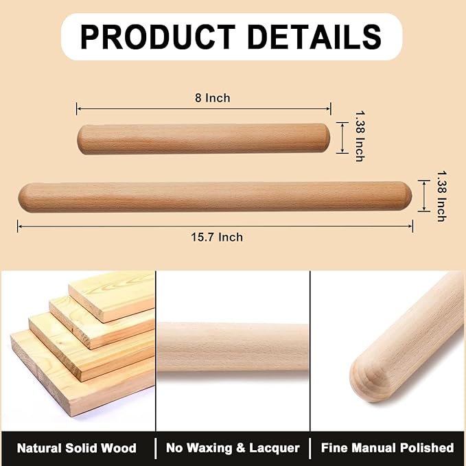 French Rolling Pin Set - Image 2