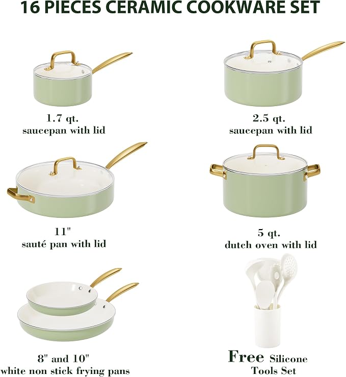 Pots and Pans Set Non Stick - Image 2