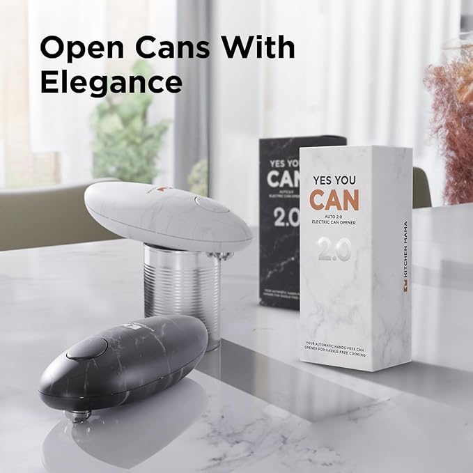Kitchen Mama Auto 2.0 Electric Can Opener: Blade Opens Almost Any Can Pop or - Image 6