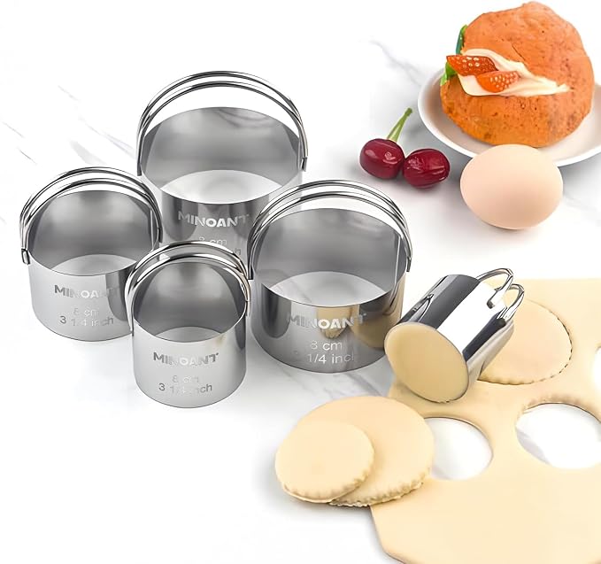 Round Cookie Cutters with Handle - Image 3