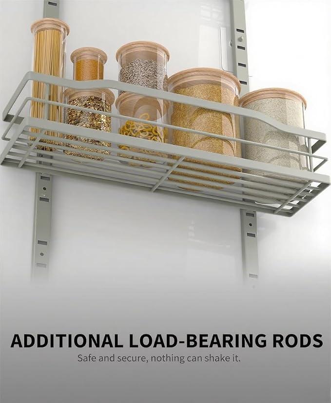 Moforoco Grey 9-Tier Over The Door Pantry Organizer, Pantry Organization and - Image 6