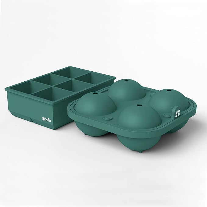 Ball Ice Cube Tray and Big Ice Cube Molds - Image 5