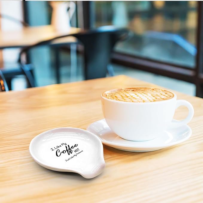 Funny Coffee Spoon Holder-Coffee Spoon Rest-Cafe Bar Station Accessories-I Like - Image 7
