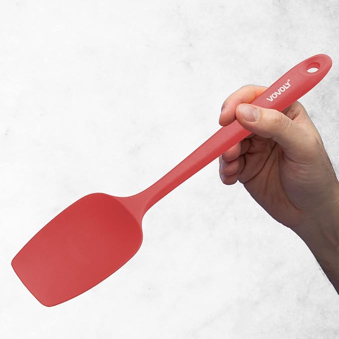 Silicone Spatula Set, High Heat Resistan Rubber Spoon Spatula, Non-Stick - Image 6
