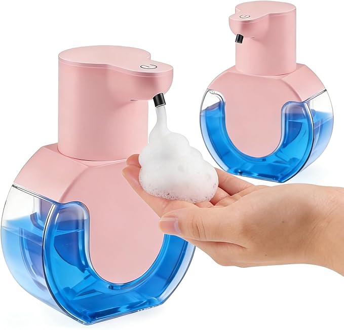 2Pack Automatic Soap Dispenser Touchless, Rechargeable Foaming Soap Dispenser by Unknown