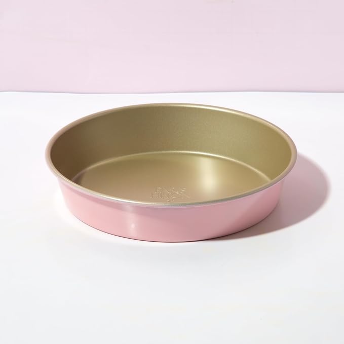 Paris Hilton Nonstick Carbon Steel Bakeware Collection, 9-Inch Round Cake Pan - Image 6