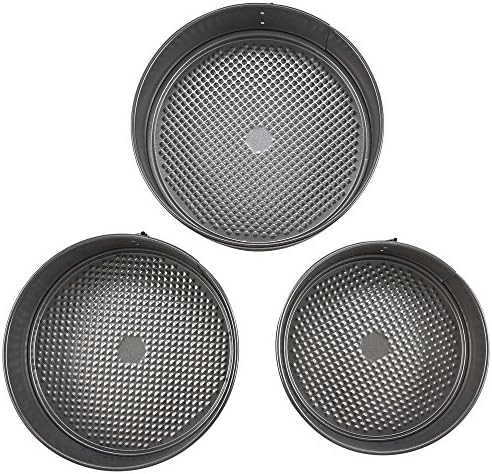 GoodCook Everyday Nonstick Steel 3pc Springform Set, 8.5", 9.5"
