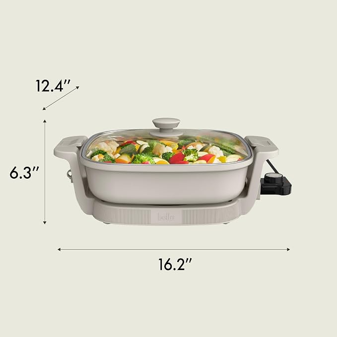 bella Make & Take Electric Skillet, Fits-anywhere™ kitchenware, EverGood™ - Image 8