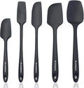 KITCHENLOVE Premium 600°F Heat Resistant 5 Piece Silicone Spatula Set by KITCHENLOVE