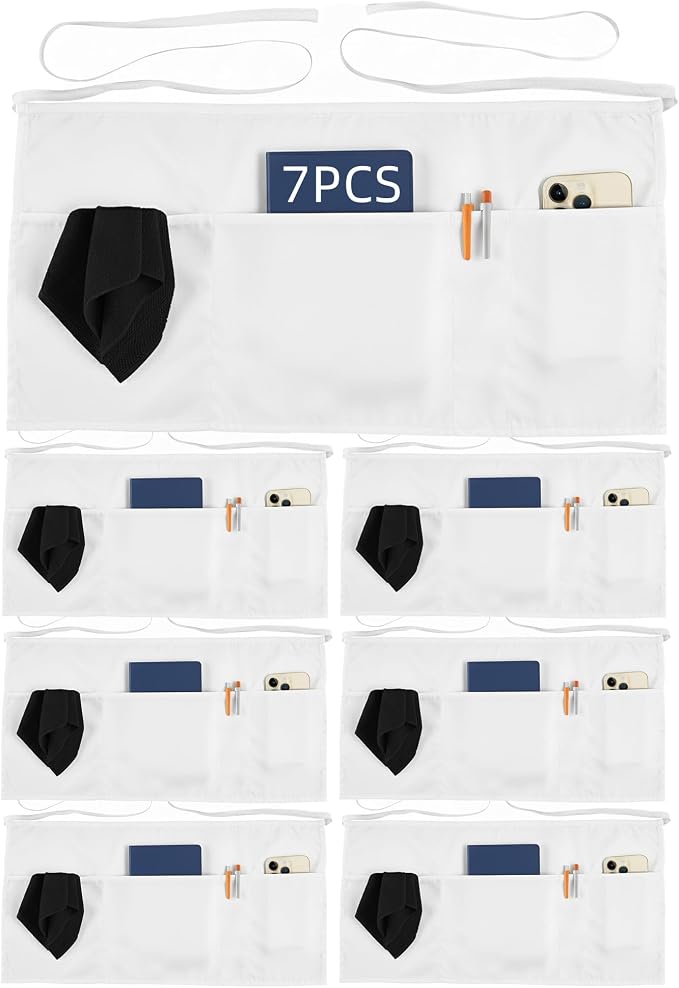 Xeoxarel Aprons with 4 Pockets 23.5'' X 11.5'' by XeoxarelWomensvests