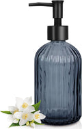 Topsky Stripe Glass Soap Dispenser by HomeandKitchenNO1
