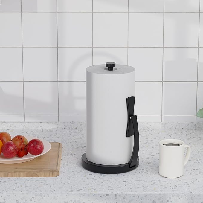 VEHHE Paper Towel Holder Countertop, Simply Tear Paper Towel Stand - Image 7