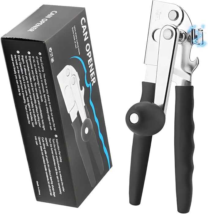 Commercial Can Opener, Stainless Steel Heavy Duty Hand Crank Manual Can Openers by Unknown