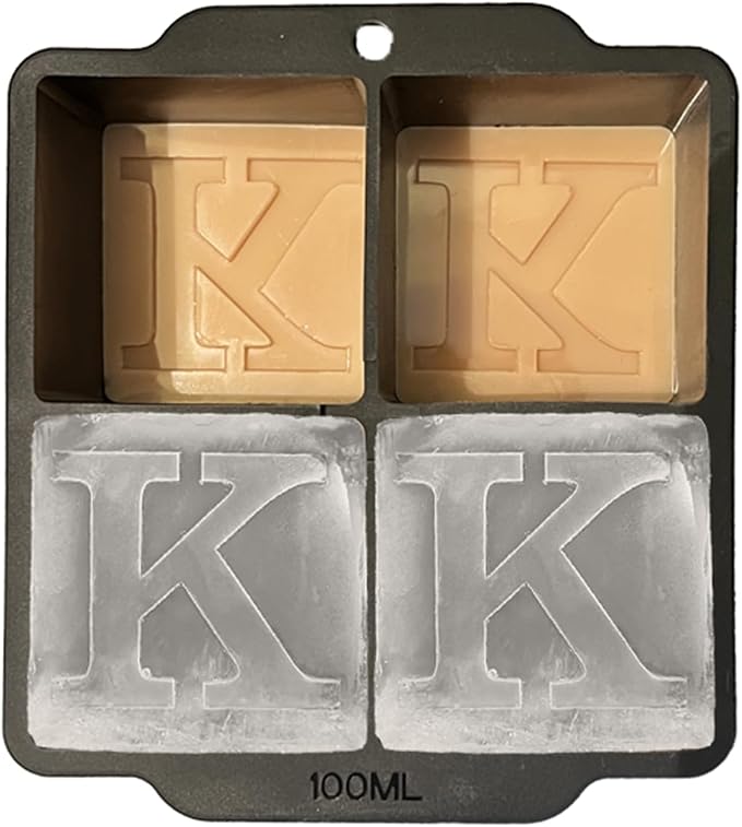 Monogrammed Ice Cubes Mold by ZX