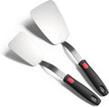 Stainless Steel Flexible Spatula Solid Turner, XiaoZu Thin Metal Spatula by XiaoZuHomeKitchen