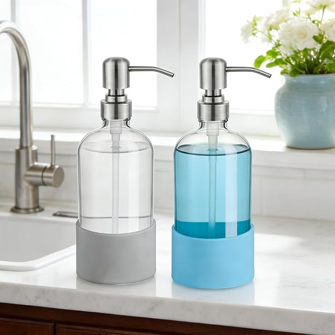 16 oz Hand and Dish Soap Dispenser Set - Image 7