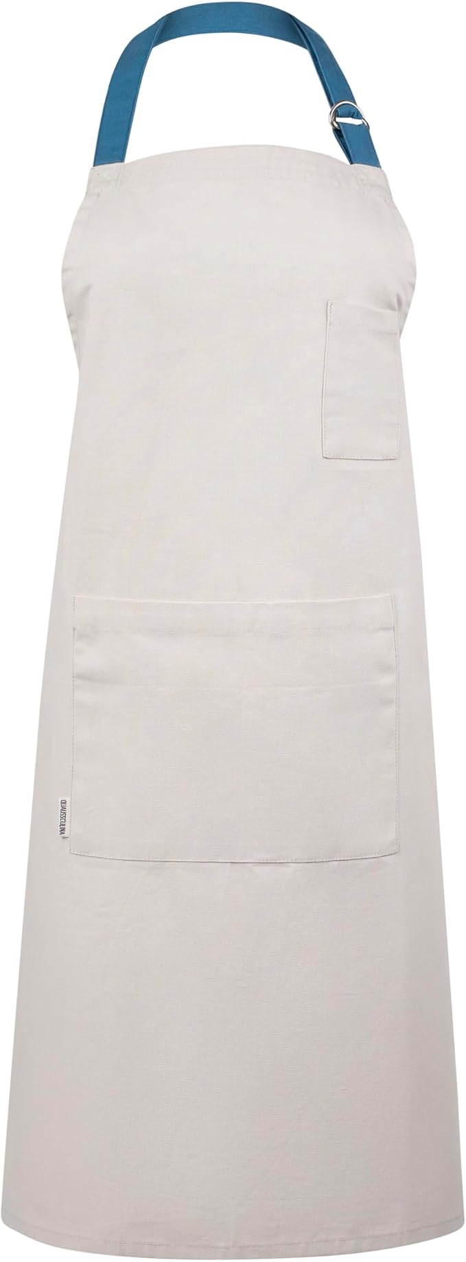 Cotton Canvas Apron for Women & Men – Adjustable Neck Strap & Waist Ties - Image 8