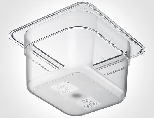 CURTA 6-Pack 1/6 Size 4" Deep NSF Polycarbonate Food Pans | Dishwasher & - Image 8