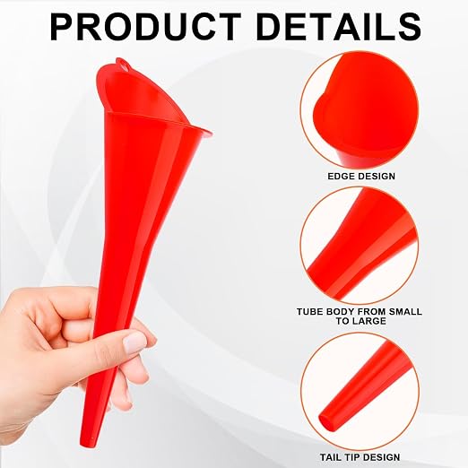 Long-Neck Oil Funnel for Automotive – Multi-Function Plastic Funnel for Oil - Image 3