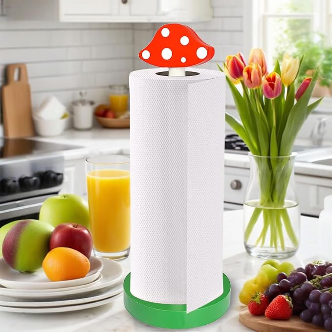 Modern Wooden Paper Towel Holder Stand - Image 4
