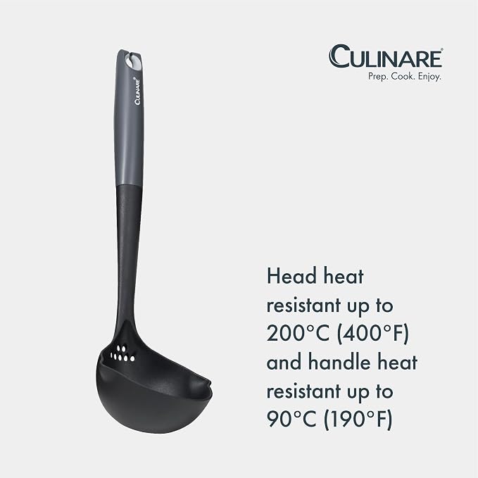 Culinare Soup Ladle with Dual Pouring Spouts & Herb Stripper – Heat-Resistant - Image 6