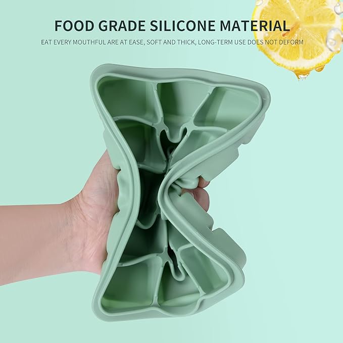Ice Cube Trays Set of 2, Easy Release 15 Flexible Silicone Ice Cube Molds - Image 5