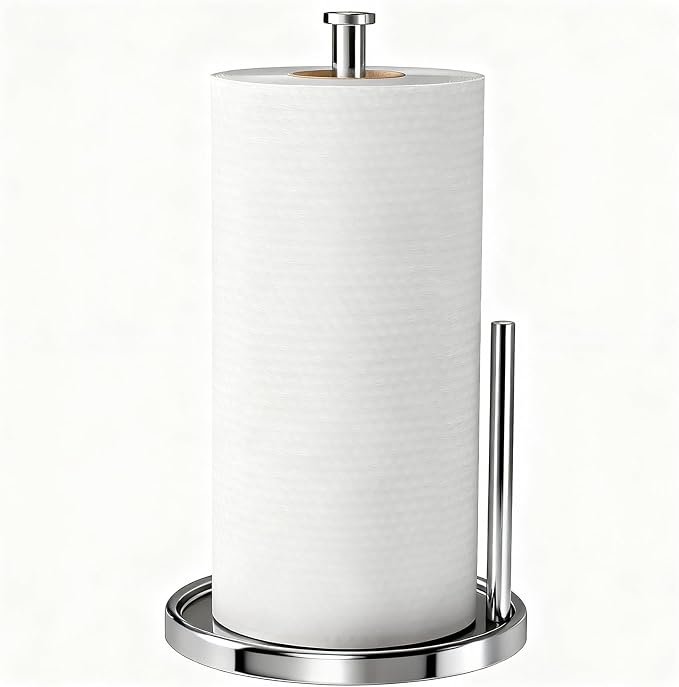 Paper Towel Holder Countertop, Standing Paper Roll Holder - Image 8
