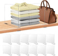 xydstay 12 Pack Acrylic Shelf Dividers by xydled