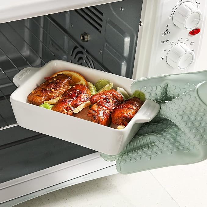 Sweejar Ceramic Baking Dish, Rectangular Small Baking Pan - Image 5